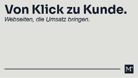 Von Klick zu Kunde.